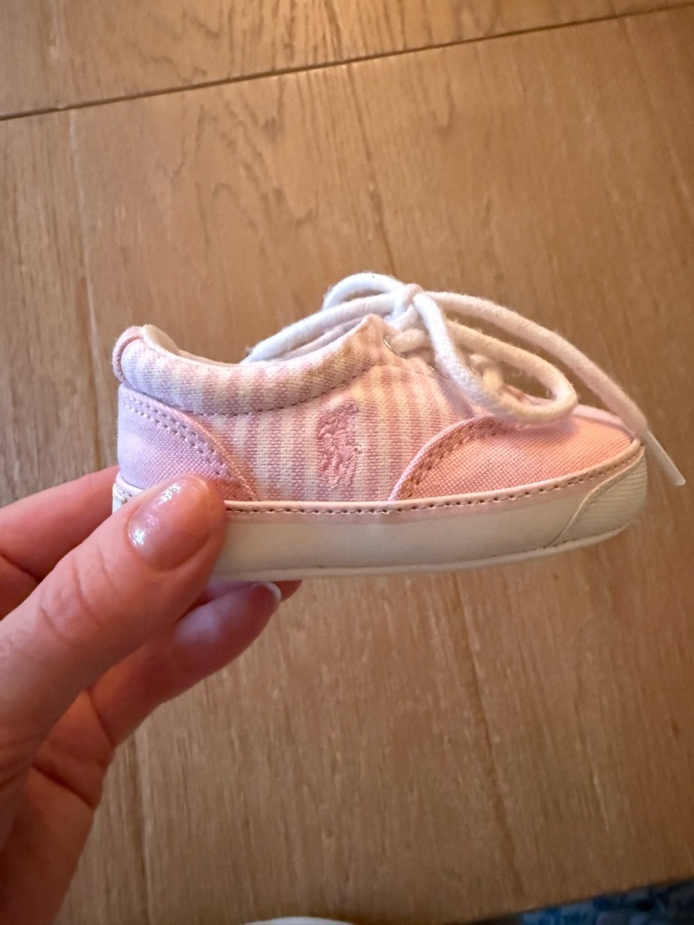 Ralph Lauren Pink Pony Baby Shoes - US size 2